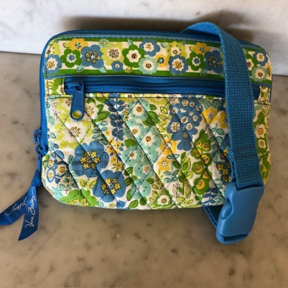 VERA BRADLEY Frannie English Meadow Quilted Crossbody/Fanny Pack RARE